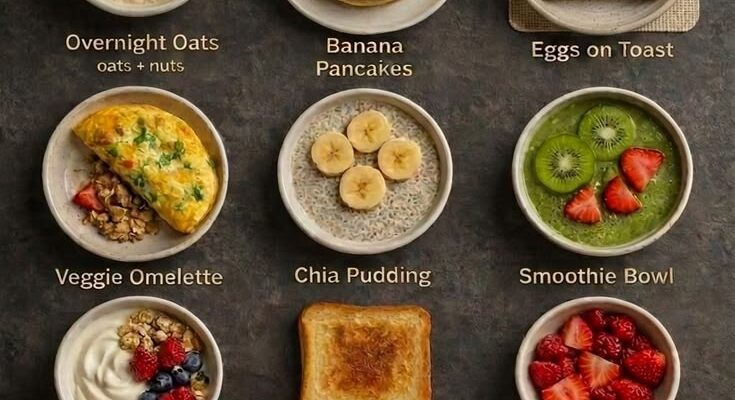 Healthy breakfast